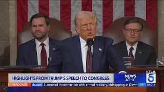 Highlights from President Trump's speech to congress