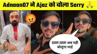 Adnaan07 Sorry Shivaji Maharaj disrespect  | Ajaz Khan vs Adnan07 Controversy | Big Update