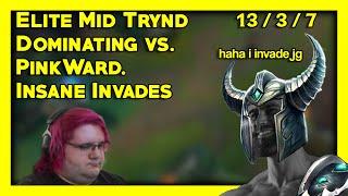 ELITE Mid Tryndamere DOMINATING Invades vs Pink Ward - Yasukeh Mid Tryndamere