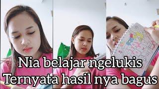 NIA LIDA LAGI BELAJAR MELUKIS || LIVE BIGO TERBARU NIA LIDA HARI INI 02.02.21