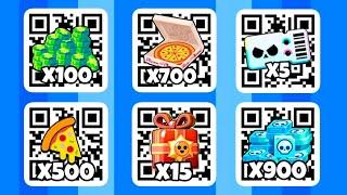 ALL! GEMS & PIZZA SLICES WORKING QR CODES  | BRAWL STARS QR CODES 2025  | BRAWL STARS NEW UPDATE