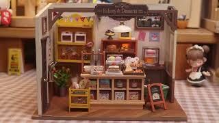 Becka's Baking House Miniature Dollhouse #diy #miniature #crafts #dollhouse