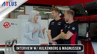 Metaphor: ReFantazio x ‪@Haasf1team | Alanah Pearce Interviews Nico Hülkenberg and Kevin Magnussen