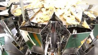 Super Fast 14 Head Multihead Weigher Demo –120x 12g of Crisps Per Minute