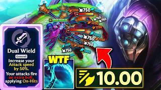 This Jax setup should not even be legal... (10.00 ATTACK SPEED) and that's not a typo