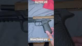 Sig Sauer p320 M18 with Wilson Combat compact grip module #wilsoncombat #sigsauer #shorts #p320