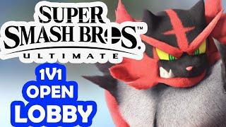  SUPER SMASH BROS ULTIMATE 1V1 OPEN LOBBY WITH VIEWERS LIVE!