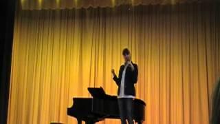 Chandler McGuire at TSB sings Learn To Be Lonely.MOD