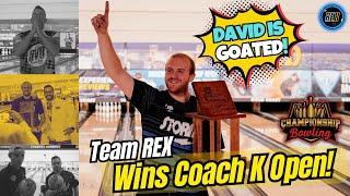 David Wins a Championship Bowling Title! | Coach K Open Qualifying 4K