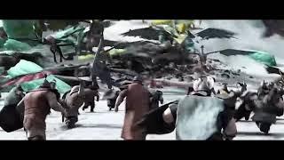 How To Train Your Dragon 2 Battle Scene Valka Mountain