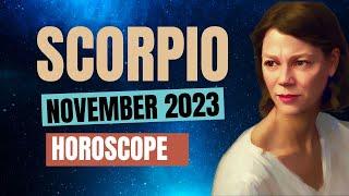 Shifts in Identity and Finances  SCORPIO NOVEMBER 2023 HOROSCOPE