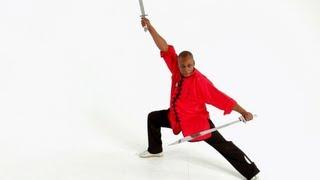 How to Use the Double Broadsword | Shaolin Kung Fu