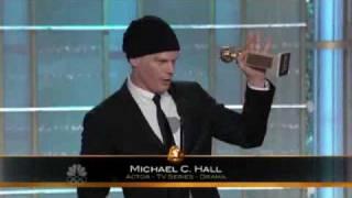 Michael C. Hall Golden Globe Win 2010 HQ