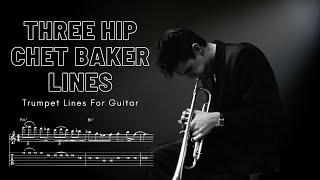 Learn Some COOL and HIP Chet Baker ii-V Lines - Trumpet Lines On Guitar | Jazz Guitar Lesson