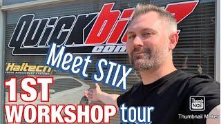 WORKSHOP TOUR - QUICKBITZ- CATCH UP WITH STIX + 750HP DYNO PULLS