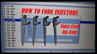 How To Code Diesel Injector With Op-Com Vaux-Com Z19DT Z19DTH engine