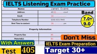IELTS Listening Practice Test 2024 with Answers [Real Exam - 405 ]