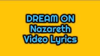 DREAM ON | Nazareth | Video Lyrics