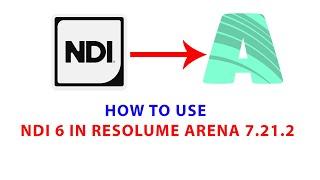 HOW TO USE NDI IN RESOLUME ARENA 7 21 2.RESOLUME ARENA 7.21.2 ME NDI CAPTURE SCREEN KAISE USE KARE..