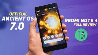 Finally Ancient OS 7.0 Official For Redmi Note 4 | Android 13 | Best Customization Rom | Full Review