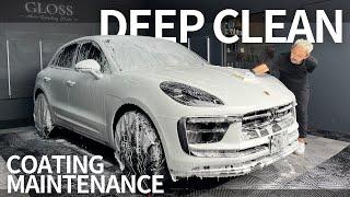 PORSCHE MACAN DEEP CLEAN |CAR WASH | CAR DETAIL | ASMR |