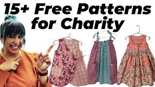 FREE Patterns you can sew for charity #sewfrugal24