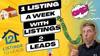 Check this out! Get 1 Listing Per Week With Listings 2 Leads!