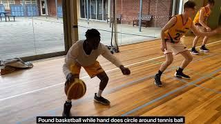 Basketball Drills - Tennis Ball Dribbling Variations