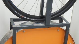 Schwalbe Pro One TLE 38 Rolling Resistance Test (spin up video)