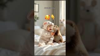 AI Draws Cute BABY, ANIMALS clapping hugging #ai #shorts #cute #trending #baby #viralshorts #trend