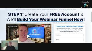 A.I. Webinar Funnel Builder Click Funnels 2.0 Demo