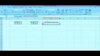 How to Get Months between two dates : MS Excel