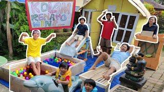 BIKIN RUMAH KARDUS 1 WARNA PART 6! | Mikael TubeHD