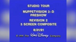 Preshow Muppet*Vision 3D Full Show Walt Disney Imagineering (1991)