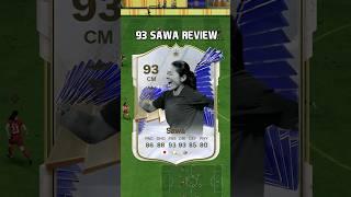 93 Sawa Review in EA Sports FC 24 #shorts #short #fc24 #eafc24 #toty #sawa #teamoftheyear