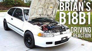 B18B1 CIVIC EG DRIVING REACTION | More from the FIRM track day