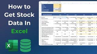 How to Get Stock Data in Excel (Real-time and Historical)