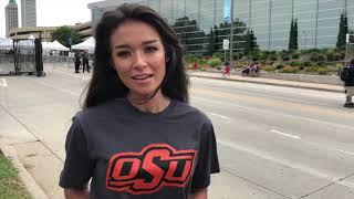 OAN reporter Chanel Rion showed up to Trump rally in OSU shirt