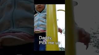 パパだっこ！ Daddy pick me up!!