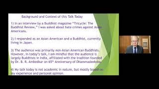 Professor Kenneth Tanaka on Buddhist Perspective on Hate Crimes