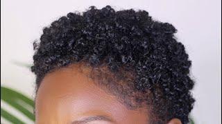 Best Method for Super Defined Curls | Short Hair | 4C | Tapered fro | How to style TWA ️