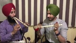 Rajvir Jawanda and Joban sunami playing algoze and tumbi.