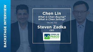 Steven Zadka of Cerro de Pasco Resources talks to Chen Lin at the Metals Investor Forum, Sep. 2023