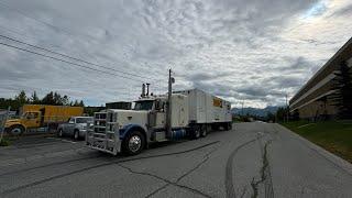 Moving a Genset down to Homer-brought my 2 year old trucking