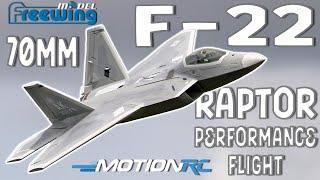 Freewing 70mm F-22 Raptor RC EDF Jet | Performance Flight | Motion RC