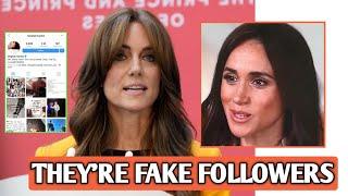 ALL IS FAKE! Kate Middleton Exposes Meghan's Receipt To buy 3 Million Fake Instagram Followers