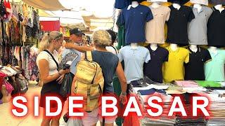 ANTALYA SiDE BAZAAR 2024. Heute. Side Samstag markt stadt.Türkei 24 August 2024 #sideturkey  #bazaar