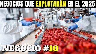 ¡13 IDEAS de NEGOCIO RENTABLES que EXPLOTARAN en el 2025! 