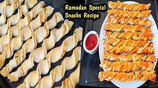 Potato Puff pastry Twister|Twist Samosa Recipe|Iftaar Recipe|Ramzan Recipes|Roshni Cooking