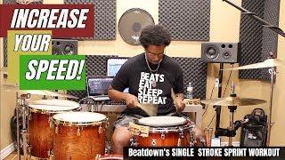 DEVELOPING SPEED w/ Beatdown's SINGLE STROKE SPRINT WORKOUT